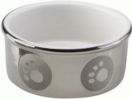 SPOT - Pawprint Titanium Dog Dish - 5 Inch Hot on Sale