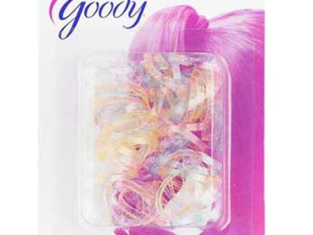 GOODY - Womens Classic Mini Glitter Polyband Elastics - 75 Count For Sale