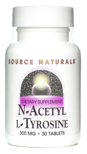 SOURCE NATURALS - N-Acetyl L-Tyrosine 300 mg - 30 Tablets Hot on Sale