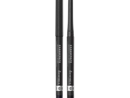 RIMMEL - Exaggerate Waterproof Eye Definer Pencil Starlit Black - 0.01 fl. oz. (0.28 g) Fashion