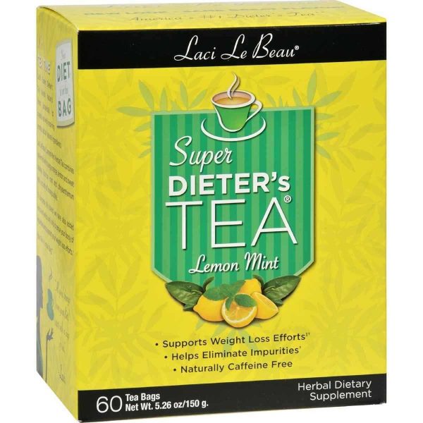 LACI LE BEAU - Super Dieter s Tea, Lemon Mint - 60 Bags Online now