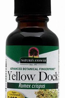 NATURE S ANSWER - Yellowdock Root Alcohol Free Extract - 1 fl. oz. (30 ml) Discount