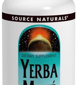 SOURCE NATURALS - Yerba Mate (600 mg) - 180 Tablets For Discount