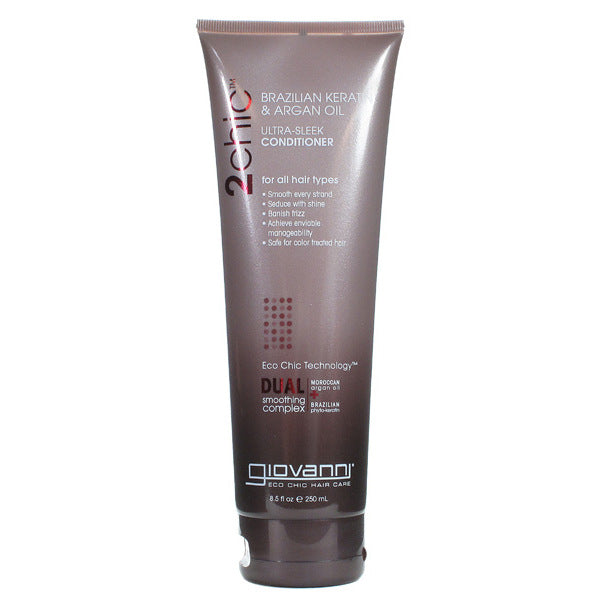 GIOVANNI - 2chic Brazilian Keratin & Argan Oil Ultra-Sleek Conditioner - 8.5 fl. oz. (250 ml) Online