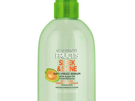 GARNIER - Fructis Style Sleek & Shine Anti-Frizz Serum - 5.1 fl. oz. (150 ml) For Discount