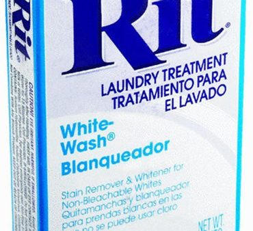 RIT DYE - Laundry Treatment White Wash Powder - 1-7 8 oz. (53.2 g) Supply