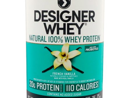 DESIGNER WHEY - 100% Premium Whey Protein Powder, French Vanilla - 12 oz. (340 g) Online now