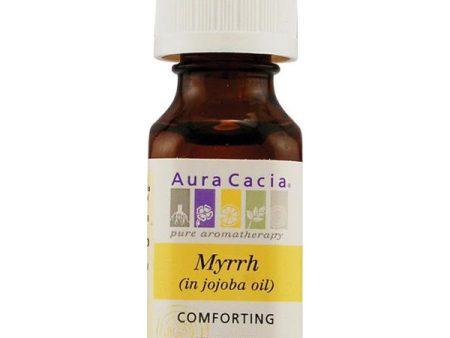 AURA CACIA - Essential Oil Myrrh in Jojoba Oil - 0.5 fl. oz. (15 ml) Online Hot Sale