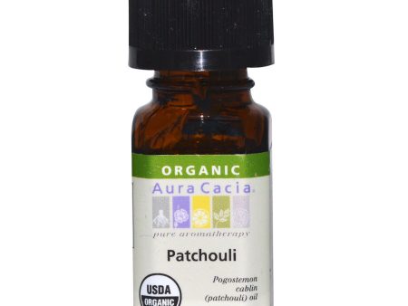 AURA CACIA - Organic Essential Oil Patchouli - 0.25 fl. oz. (7.4 ml) Sale