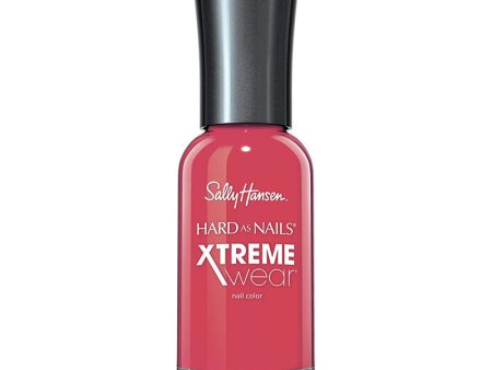 SALLY HANSEN - Hard as Nails Xtreme Wear Nail Color, Rebel Red - 0.4 fl. oz. (12 ml) For Sale