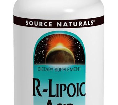 SOURCE NATURALS - R-Lipoic Acid (100 mg) - 120 Tablets Supply