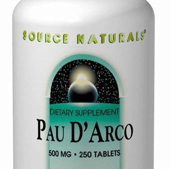 SOURCE NATURALS - Pau d Arco (500 mg) - 250 Tablets Discount