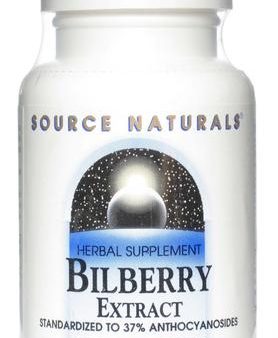 SOURCE NATURALS - Bilberry Extract (100 mg) - 30 Tablets Online Sale