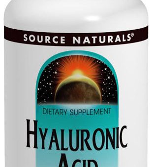 SOURCE NATURALS - Hyaluronic Acid 100 mg - 60 Tablets Supply