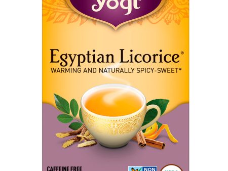 YOGI TEA - Egyptian Licorice Tea - 16 Tea Bags Online