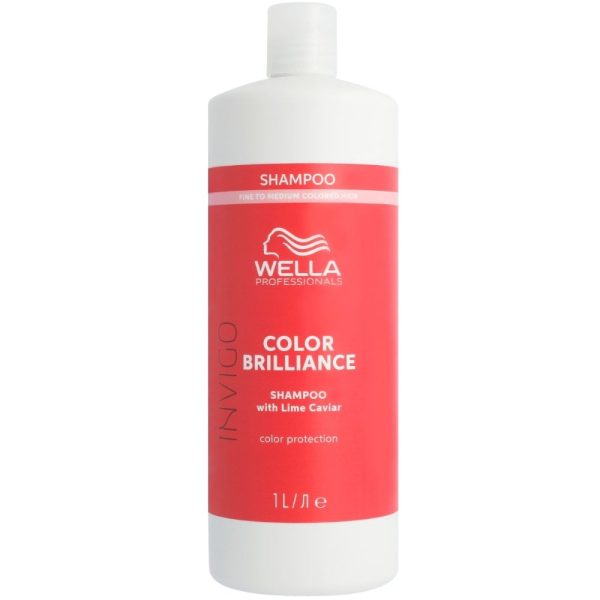 Wella Professionals Invigo Colour Brilliance Vibrant Colour Shampoo Fine Normal Hair 1000ml Sale