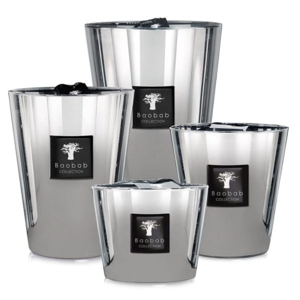 Baobab Collection Maxi Max Platinum Candle Fashion