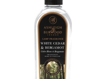 Ashleigh & Burwood Lamp Fragrance White Cedar & Bergamot 500ml Discount