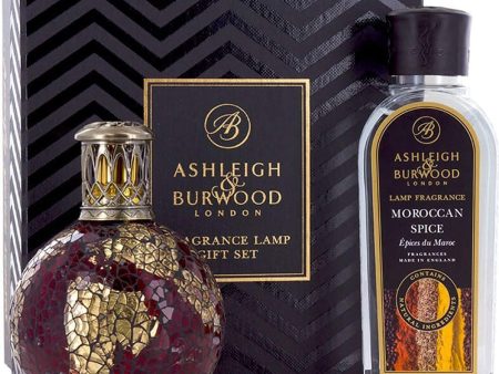 Ashleigh & Burwood Dragon s Eye Lamp & Moroccan Spice Fragrance Gift Set Discount