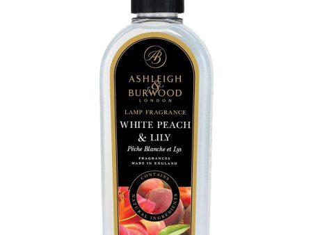 Ashleigh & Burwood Lamp Fragrance White Peach & Lily 500ml For Cheap