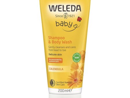 Weleda Calendula Shampoo & Bodywash 200ml Fashion