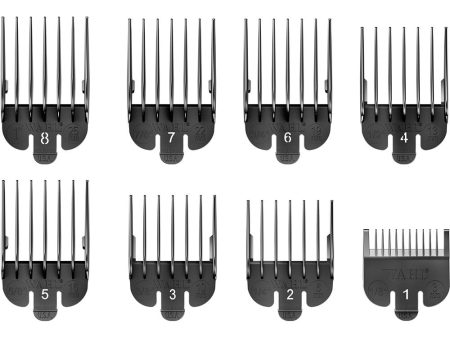 Wahl Professional Black Plastic Clipper Attachment Comb Set Fashion