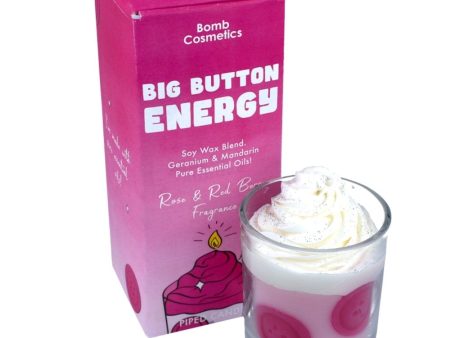 Bomb Cosmetics Big Button Energy Piped Candle Sale