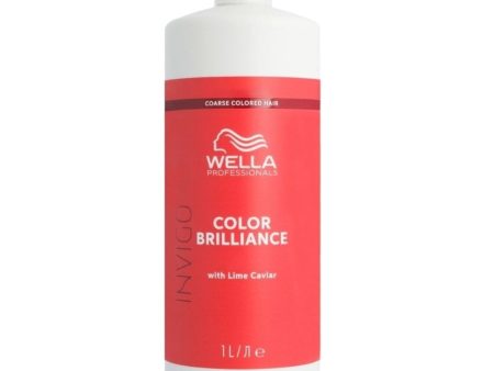 Wella Professionals Invigo Colour Brilliance Vibrant Colour Conditioner Coarse Hair 1000ml Discount