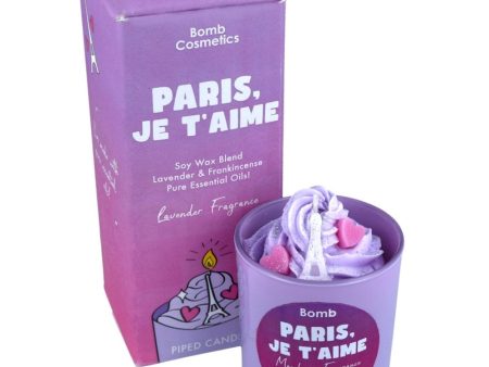 Bomb Cosmetics Paris, Je T Aime Piped Candle Online