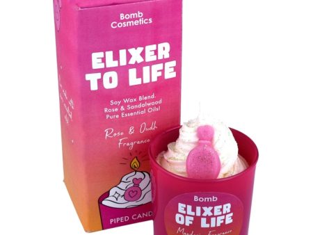 Bomb Cosmetics Elixir To Life Piped Candle Online