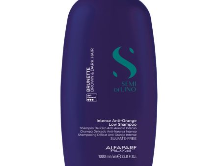 Alfaparf Milano Semi Di Lino Brunette Anti-Orange Low Shampoo 1000ml Hot on Sale