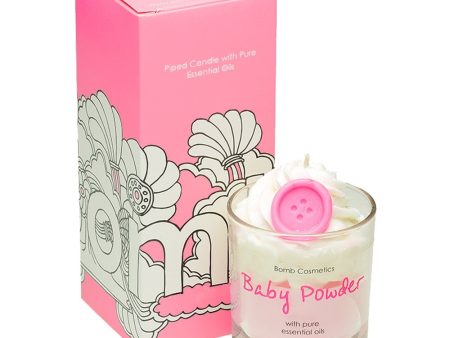 Bomb Cosmetics Baby Powder Piped Candle on Sale