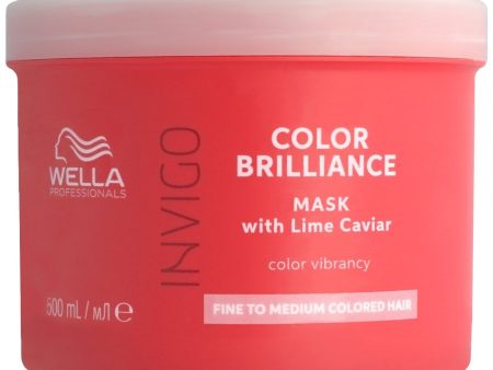 Wella Professionals Invigo Colour Brilliance Vibrant Colour Mask Fine Normal Hair 500ml For Cheap