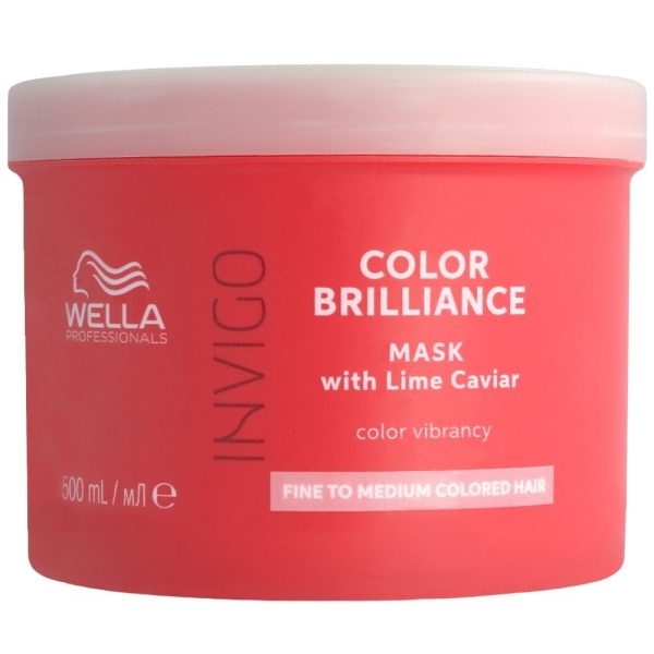 Wella Professionals Invigo Colour Brilliance Vibrant Colour Mask Fine Normal Hair 500ml For Cheap