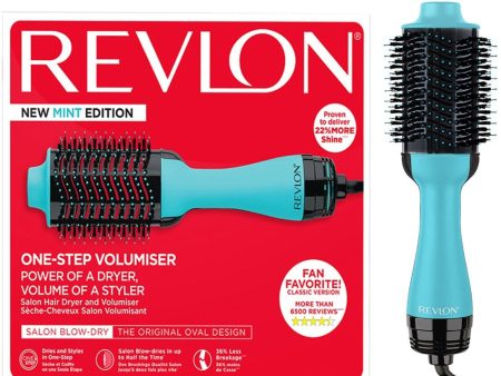 Revlon Pro Collection Salon One-Step Hair Dryer & Volumiser Mint Sale