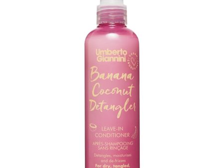 Umberto Giannini Banana Coconut Detangler Leave-In Conditioner Spray 250ml For Sale