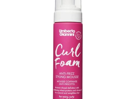 Umberto Giannini Curl Foam Anti-Frizz Styling Mousse 200ml Online Hot Sale