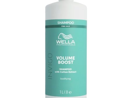 Wella Professionals Invigo Volume Boost Bodifying Shampoo 1000ml For Sale