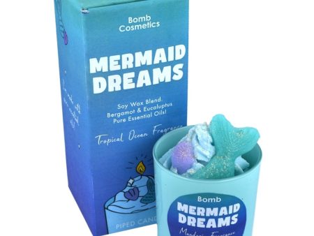 Bomb Cosmetics Mermaid Dreams Piped Candle Online now